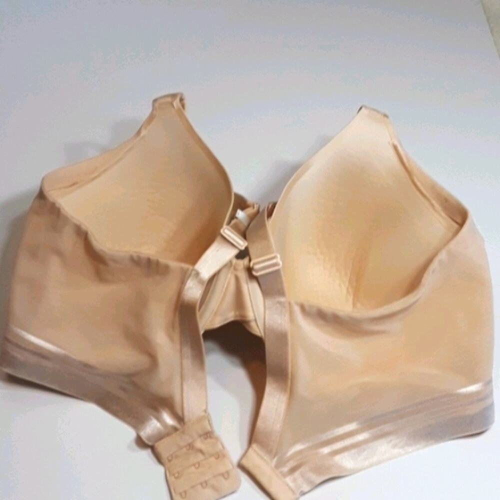NWOT Ambrielle Womens Sz 42DD Beige Everyday Full Coverage No Show Bra - Picture 4 of 11